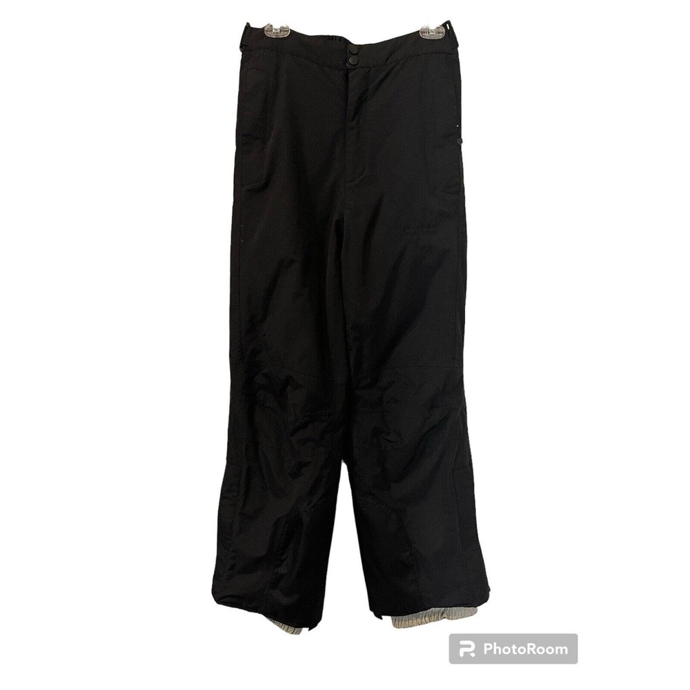 Precision Mountainwear Women's Solid Black 100% Polyester Pants Size Small